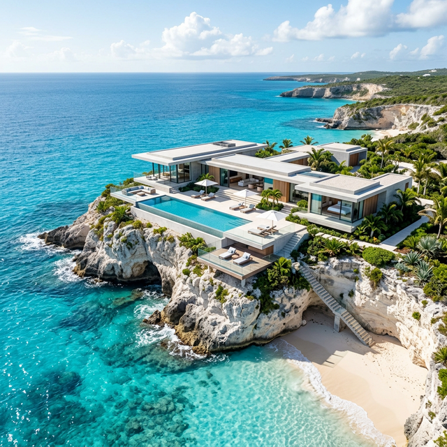 Dense misty jungle landscape with ancient ruins